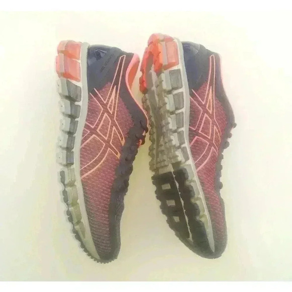Asics Womens Gel-Quantum 360 Cm Running Shoes Gray/ Pink T6G6N Lace Up Mesh 8 - Picture 8 of 9